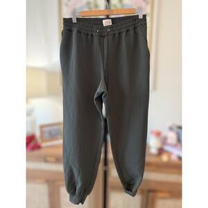 Wilfred Aritzia High Rise Jogger Pants Streetwear Dark Green Women's Size Medium